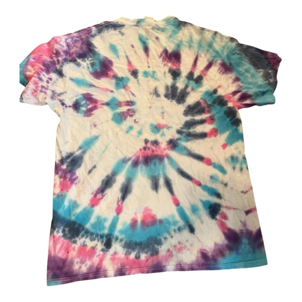 EUC Yogi Bear T-shirt Size L Multi-color Tie Dye - Picture 2 of 5